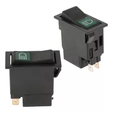 2 Interruptores De Botão De Pressão 12v / 20a 24v / 10a