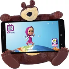 Masha E Urso Suporte Celular Infantil Urso - Cotiplas 2466