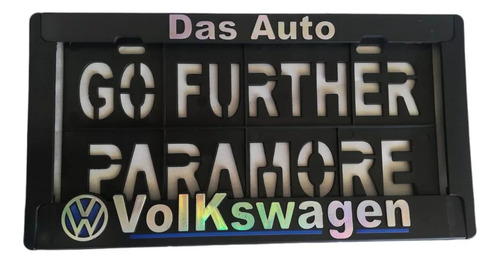 Par Porta Placas Go Further Vw Beetle Gls 2006 Foto 3