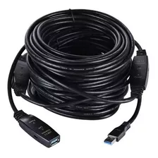 Cable Extension Usb Activa De 10 Metros Version 3.0 / 5 Gbs 