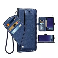 Asuwish Compatible Con Moto Z3/z3 Play Wallet Case Correa De