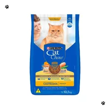 Alimento Cat Chow Castrados Frango 10,1kg Gato Saudável