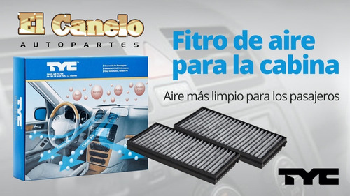 Filtro Aire Cabina Audi Tt  2000 - 2006 Carbon Activado Bsj Foto 5