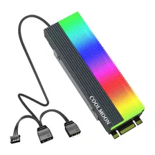 Dissipador De Calor Coolmoom M2 Ssd Argb Cm-m2a