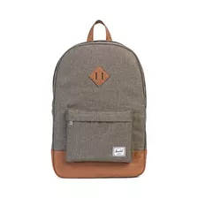 Herschel Mochila Patrimonio, Cantina Crosshatch / Tan Cuero 