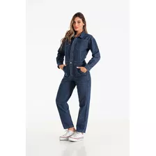 Enterito Campera Denim Rígido