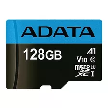 Tarjeta De Memoria- Adata Ausdx128guicl10a1-ra1 Premier Con Adaptador Sd 128gb