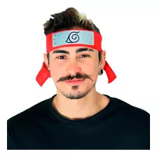 Bandana Ninja Naruto Infantil Sarada Vermelha Pronta Entrega