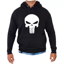 Blusa Moletom Caveira Justiceiro Casaco De Frio Promoção