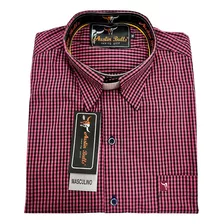 Camisa Masculina Mc Xadrez Rosa - Austin Bulls 173