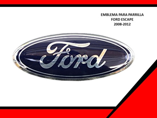 Emblema De Parrilla Ford Escape 2008-2012 (original Ford) Foto 5