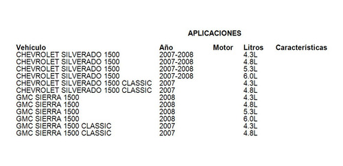 Balatas Tambor Chevrolet Silverado 1500 Classic 4.3l 2007 Foto 2