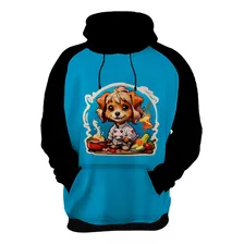 Moletom Casaco Blusa Chefe Cachorro Cozinheiro Cozinha 1