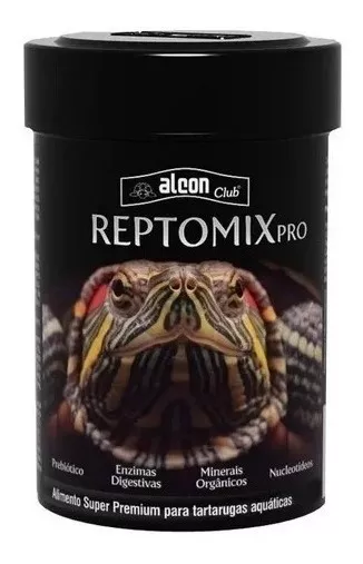 Ração Super Premium Reptomix Pro 280g Alcon Club Tartarugas 