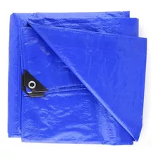 Lona Plástica Cobertura Impermeável Azul 6x4 Reforçada