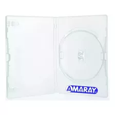 10 Estojo Caixa Capas Box Dvd Amaray Transparente Filme Full