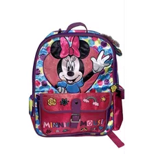 Mochila Minnie Mickey Mouse De Espalda 38 Cm Disney