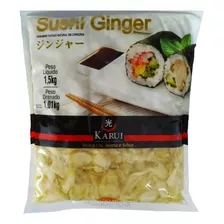Conserva Gengibre Choga Gari Karui Sushi 1,01kg Drenado
