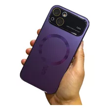 Carcasa Metalizada Magnet Para iPhone Todos + Lens Protector