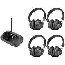 Avantree Quartet Múltiples Auriculares Inalámbricos Con Un T