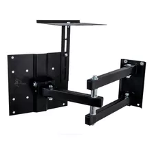 Suporte Tv Articulado De 32 40 42 50 55 Lcd Led Prateleira