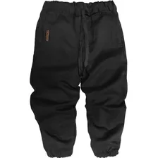 Calça Jogger Preta Infantil Masculina Menino 3 A 12 Anos