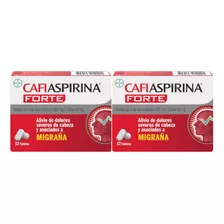 Cafiaspirina Forten X 12 Tab X 2 Unidades