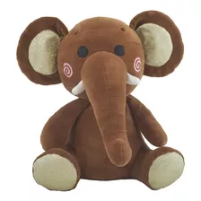 Peluche Elefante Sentado 30 Cm Color Café