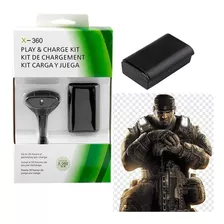 Batería Recargable Xbox 360 Kit Carga Y Juega 4800 Mah 