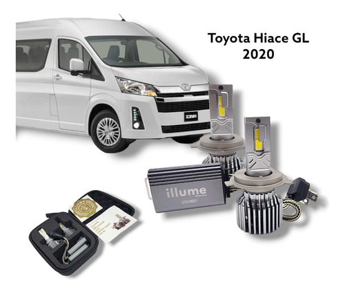 Kit Led Alta Y Baja H4  Toyota Hiace Gl 2020 Illume 70w  Foto 2