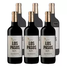 Vino Los Pasos Malbec 750ml X 6 Unidades