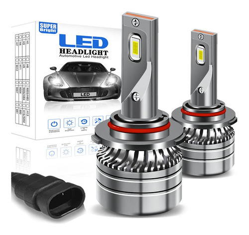 Kit De Faros Led 9007 De Alta Y Baja Intensidad, 6000 K