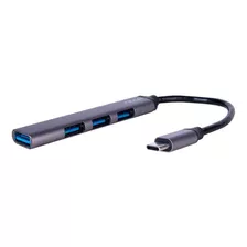 Hub Noga 1 Puerto Usb 3.0 + 3 Puertos Usb 2.0 Conector Typec