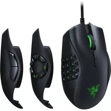 Mouse Gamer Razer Nagatrinity/rgb/19 Botones Intercambiables Color Negro