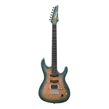 Guitarra Elétrica Ibanez Sa Standard Sa460mbw De Bordo/okoume Sunset Blue Burst Com Diapasão De Ébano