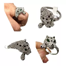 Anillo Felino Strass. Mariann Moon 