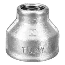 Luva De Redução Galv. Tupy 3/4 X 1/2 Bsp, Kit Com 10 Peças