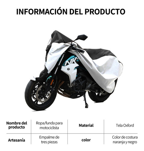 Funda Impermeable Lona Para Moto Para Vento Storm 250 Foto 7