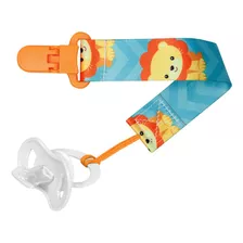 Prendedor De Chupeta Universal Animal Fun Leão Buba