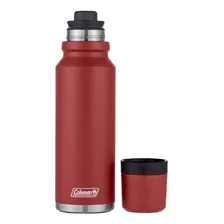 Termo Coleman Matero De Acero Inoxidable 1.2l Rojo