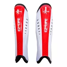 Canilleras Hockey Ez Life Blanca/roja