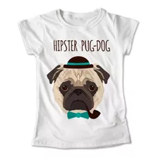 Blusa Animales Colores Playera Perro Hipster Pug #175