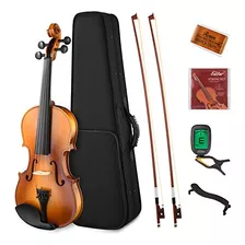 Juego De Violín Eastar Eva-330 4/4, Tamaño Completo, Para Es