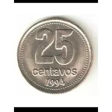 Monedas 25 Centavos , Plata Argentina