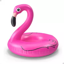 Boia Flamingo Circular Gigante 120cm Grande Inflável Piscina