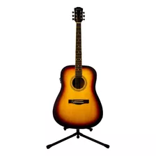 Guitarra Electroacustica Gt4 Campero Texana Sunburst Mate