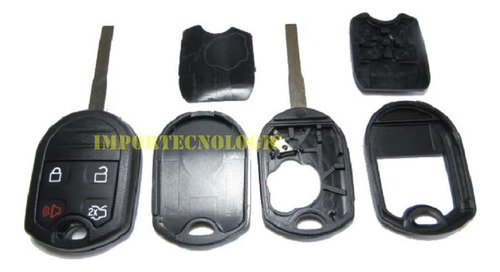 Carcasa Para Llave Control Alarma Ford Fiesta 2015 2017 4 Bo Foto 4