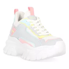 Tenis Sneakers Casual Dama Multicolor 6.5 Plataforma 298-70