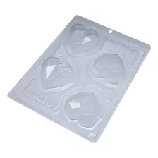 5pçs Forma Chocolate Com Silicone Trufa Coração Lapidado 65g