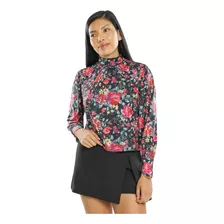 Blusa Manga Larga Cuello Perkins C&a De Mujer